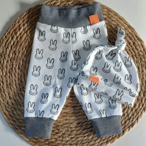 Newbornsetje Nijntje, zwart witte boordjes